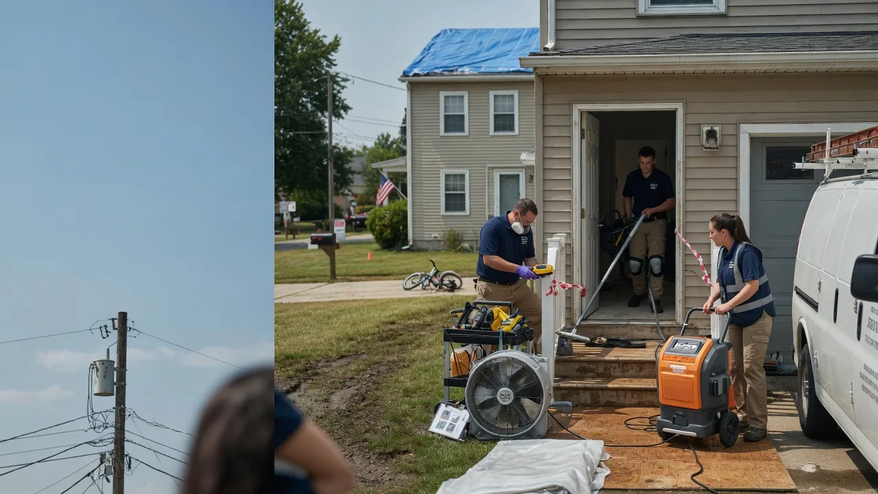 Water Damage Repair in Elberfeld, IN near me